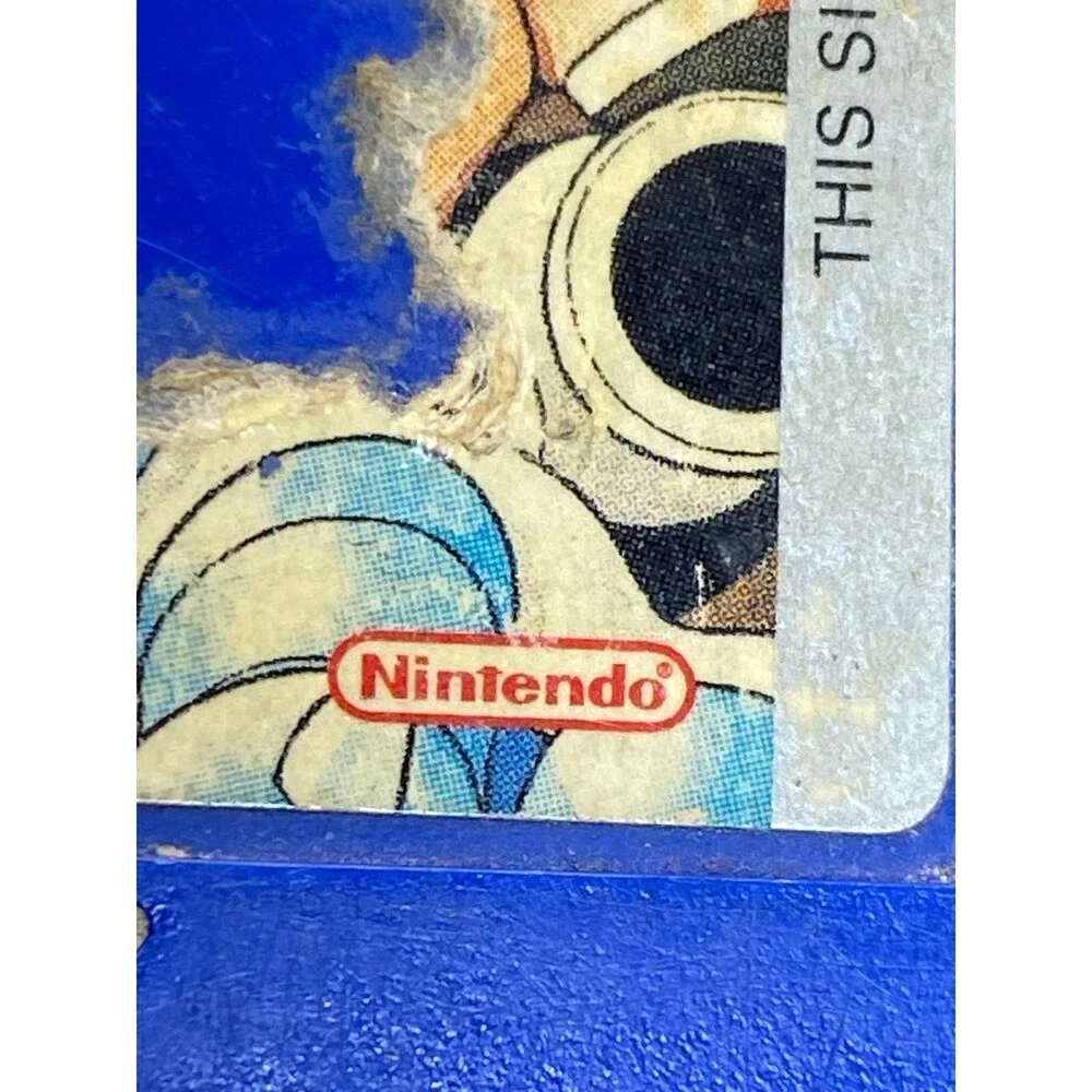 Pokémon Blue Version Gameboy Cartridge (Authentic, Tested, Saves) vintage wear